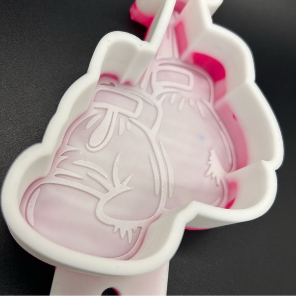 Boxing Gloves Silicone Mold 5” T x 3” W x 1” D - Picture 2 of 2